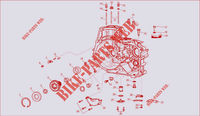 MOTORGEHAUSE TEILE RECHTS für Royal Enfield CONTINENTAL GT 535 EURO 4